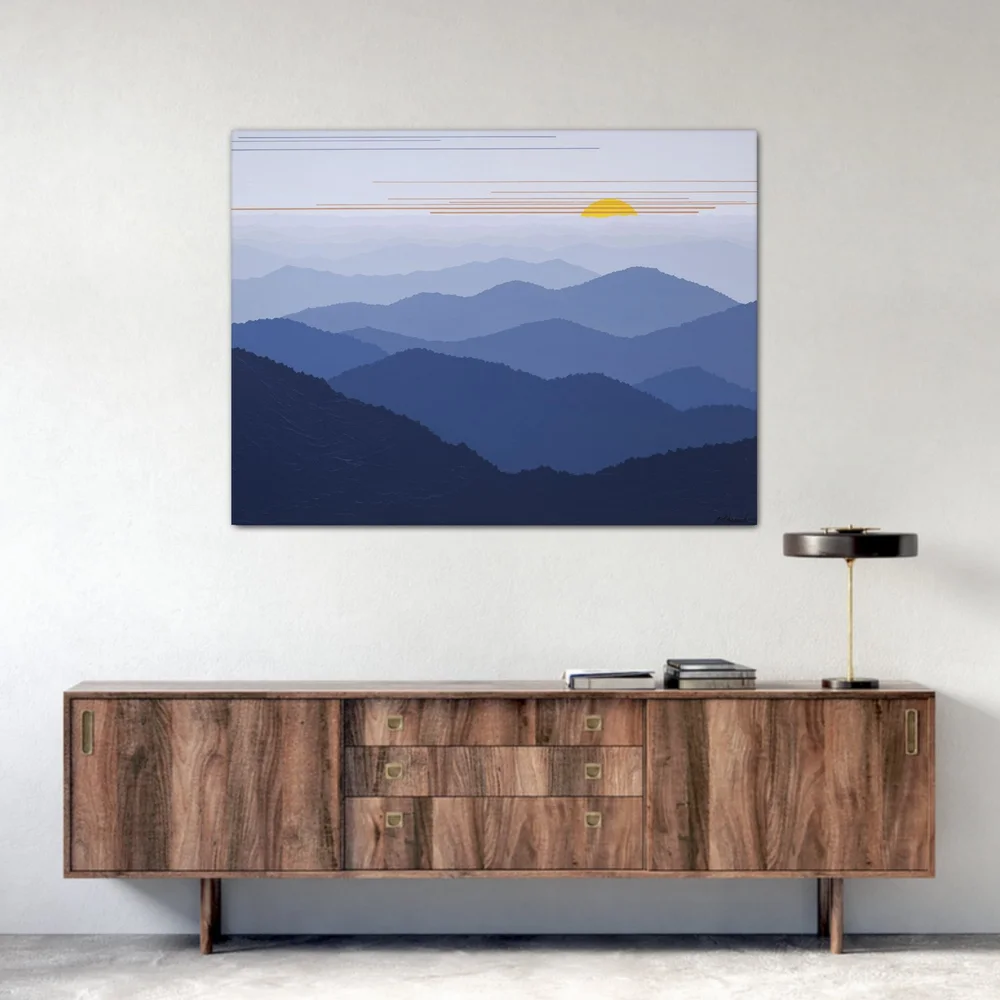 BLUE RIDGE EVENING SERENITY - Fine Art Prints — CINDY LOU CHENARD